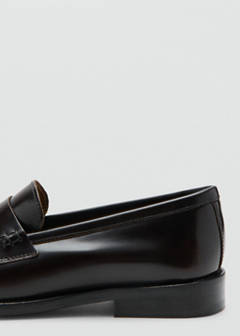 Leather penny loafers — Chocolate 3