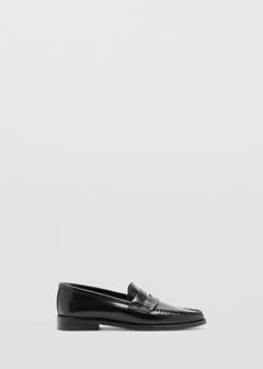 Leather penny loafers — Black 1