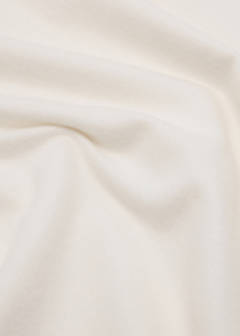 Fringed edge scarf — Ecru 2