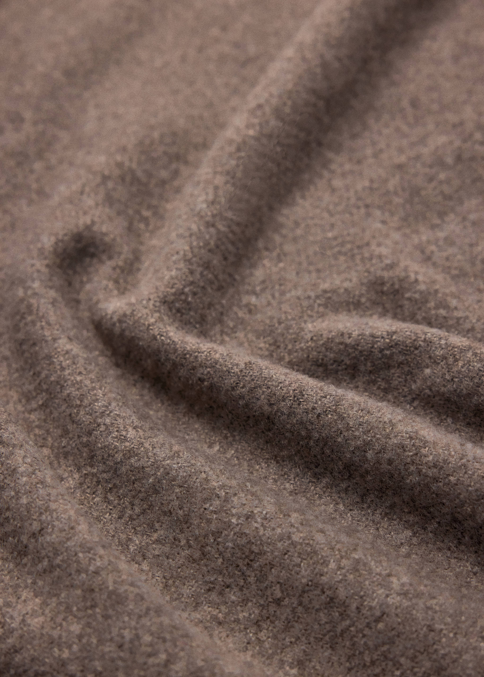 Fringed edge scarf - Medium plane