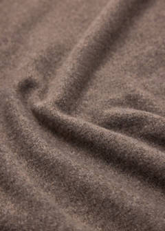 Fringed edge scarf — Medium Brown 1