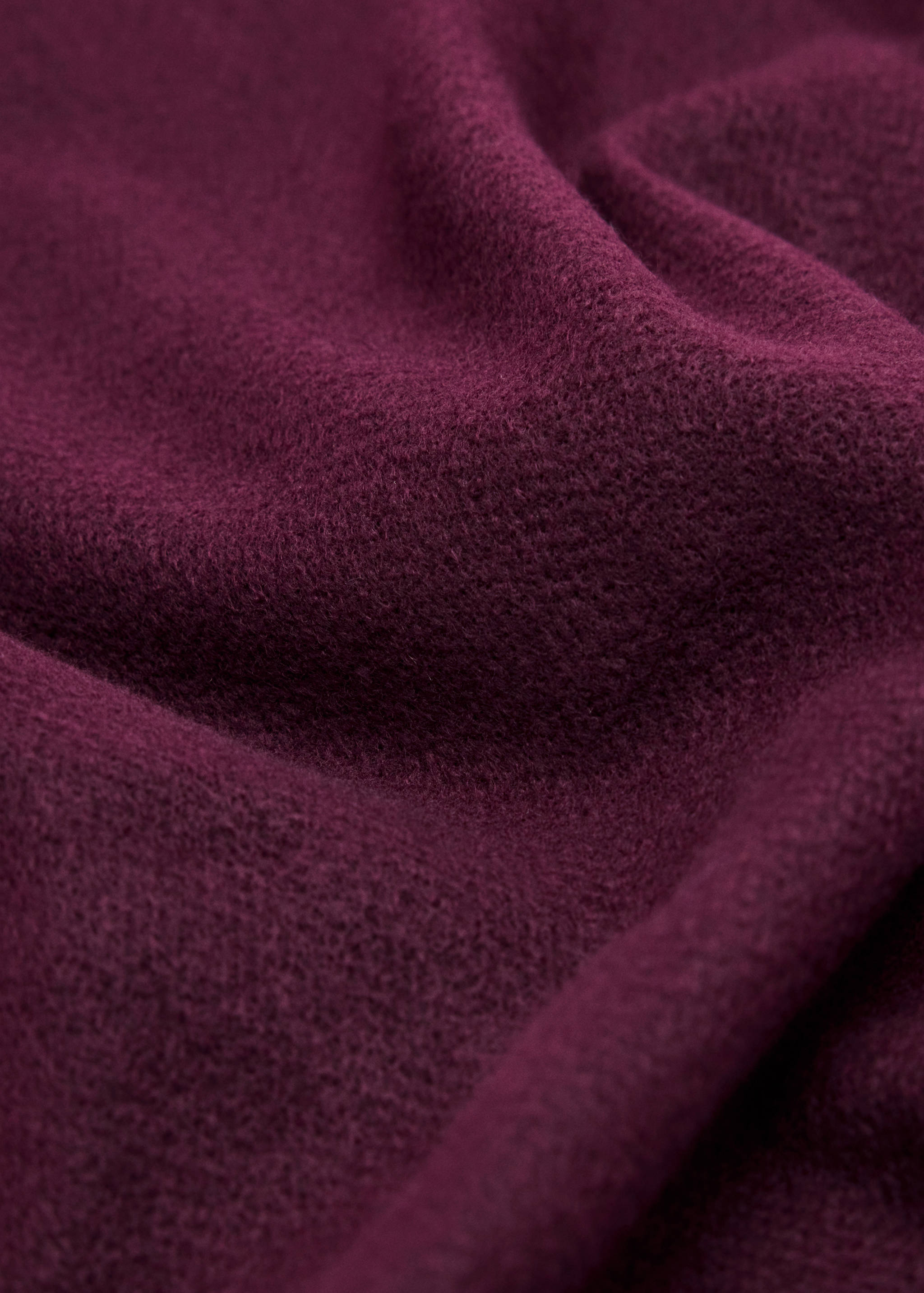 Fringed edge scarf - Medium plane