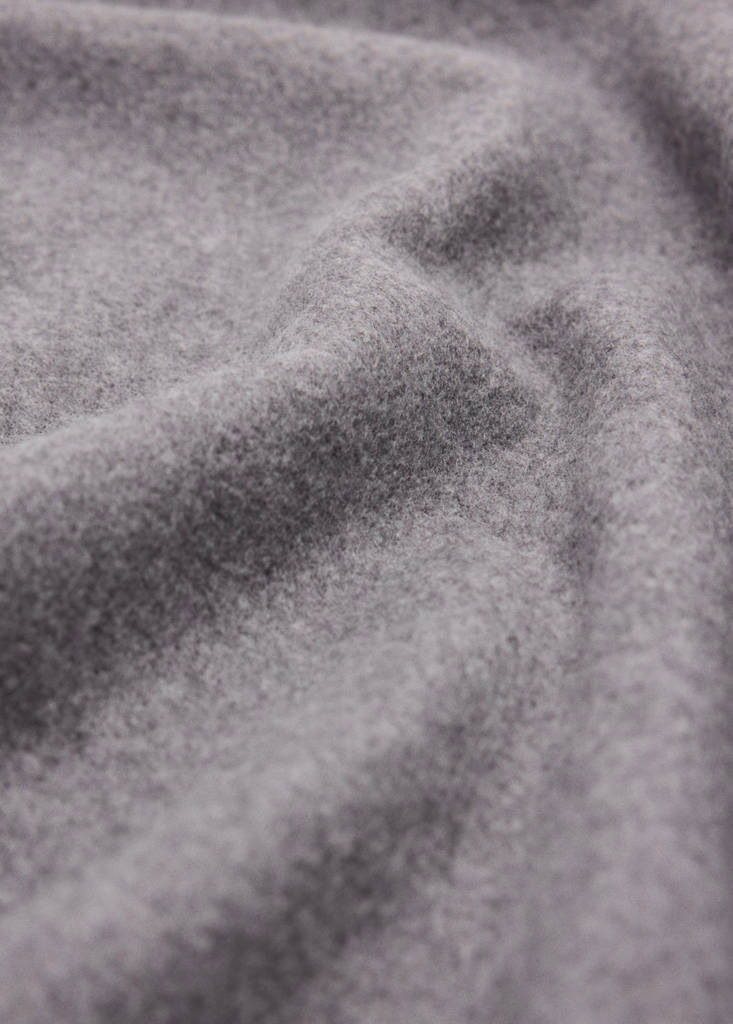 Fringed edge scarf — Dark Heather Grey