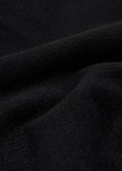 Fringed edge scarf — Black 3