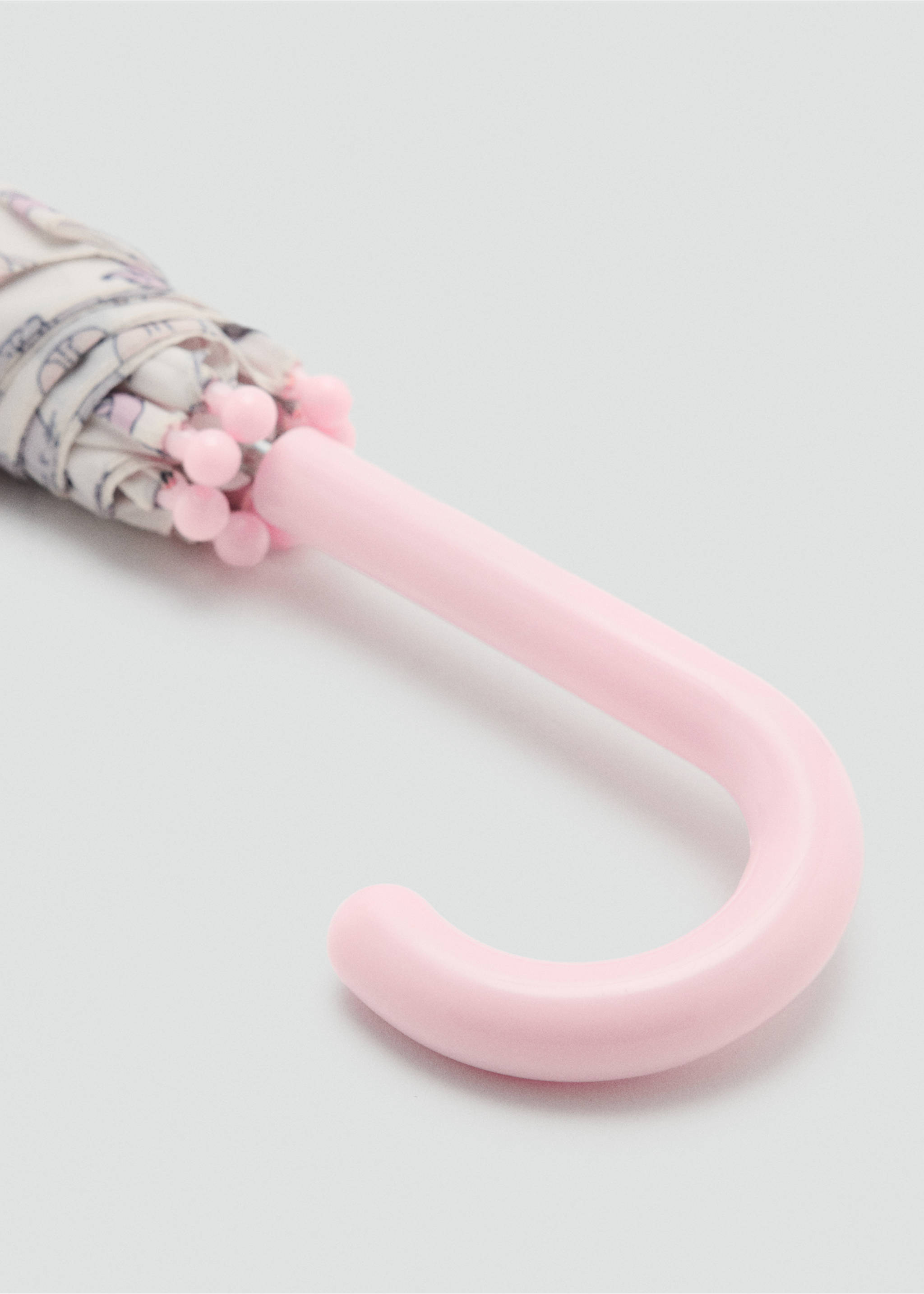 Animal-pattern umbrella - Details of the article 2, Pale Pink. Ref: 37095155-00.