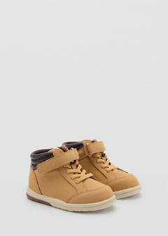 Elastic-laced boots — Medium Brown 2
