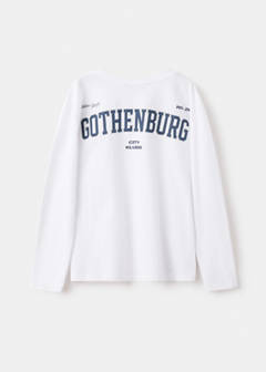 Printed cotton-blend t-shirt — White 6