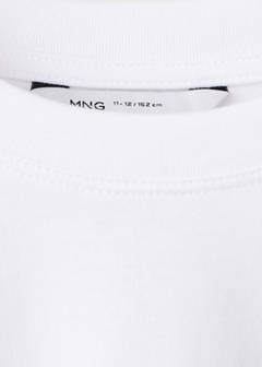 Printed cotton-blend t-shirt — White 4
