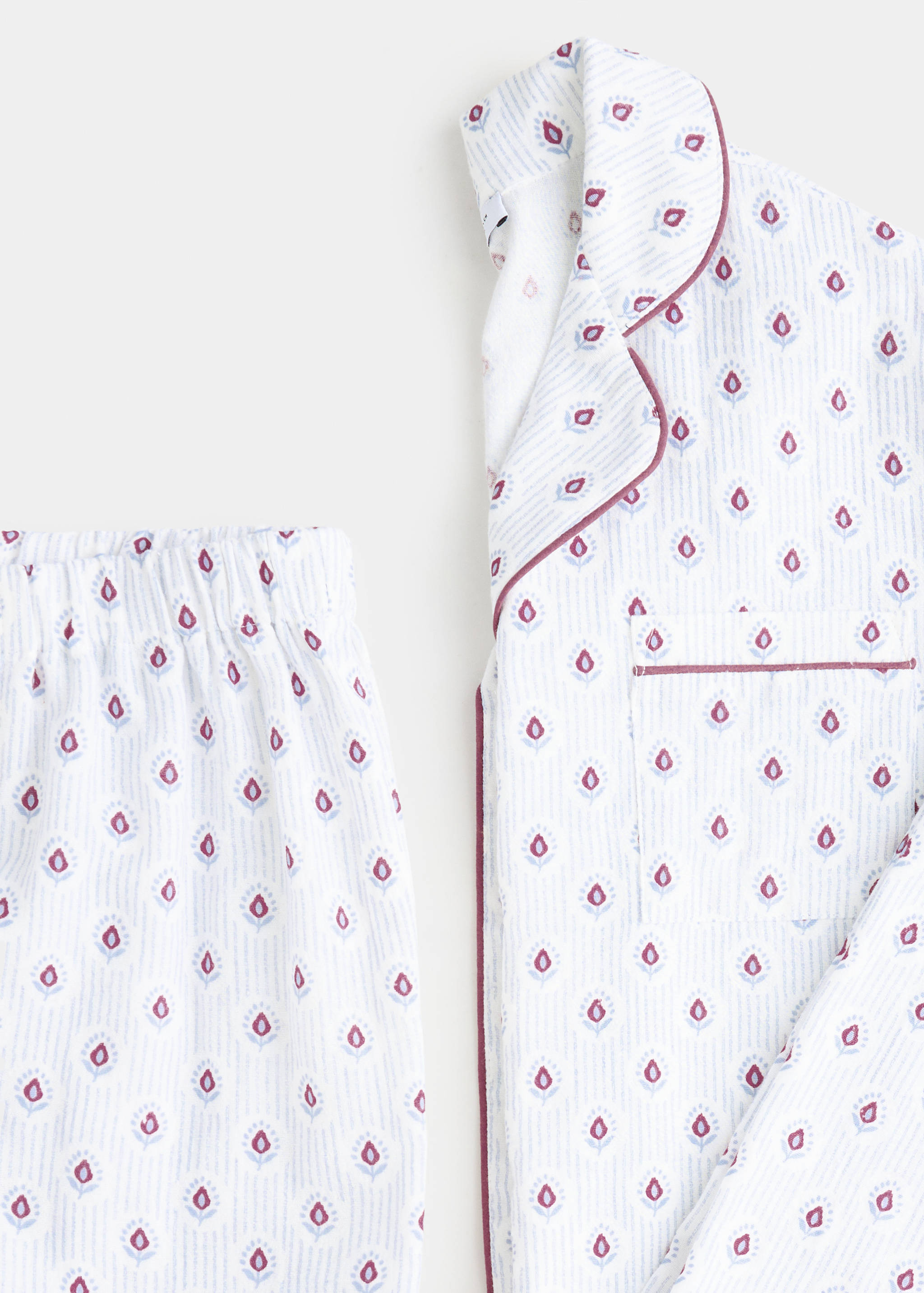Floral-print pyjama set - Details of the article 8