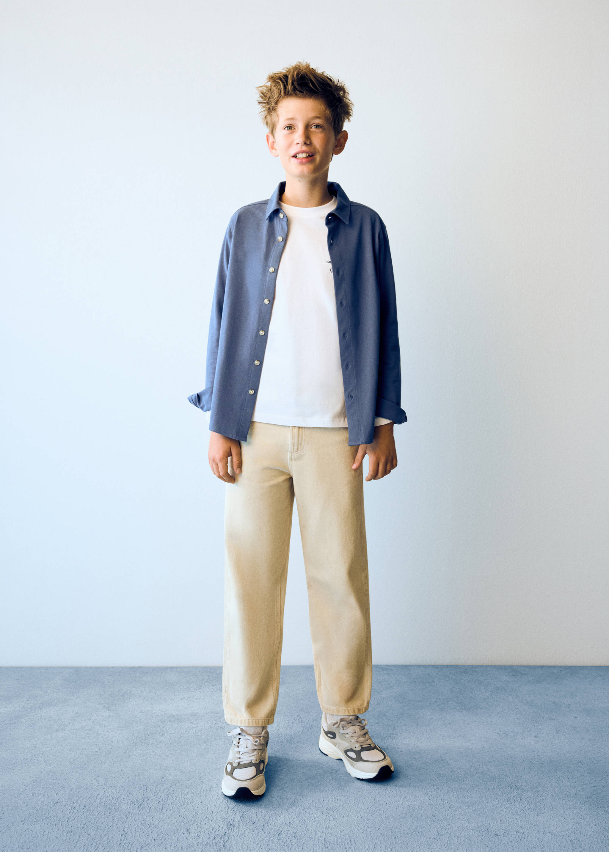 Chemise piqué coton - Plan général