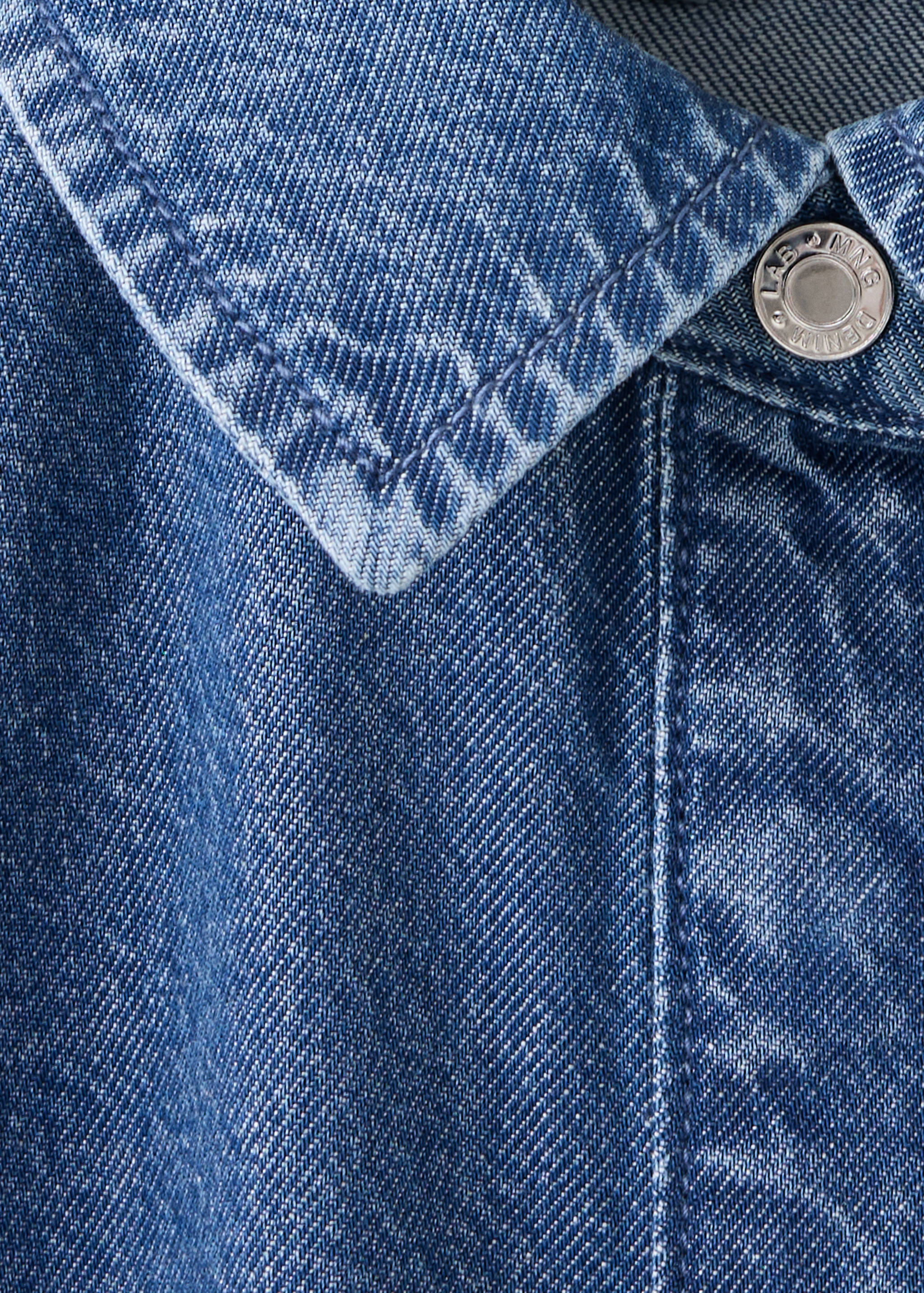 Ruched denim dress - Details of the article 8