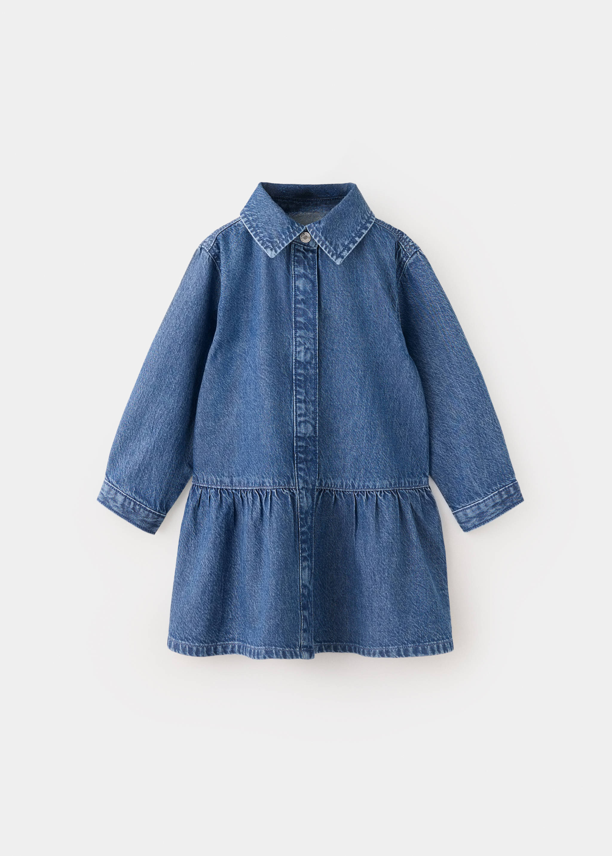 Ruched denim dress - Article without model