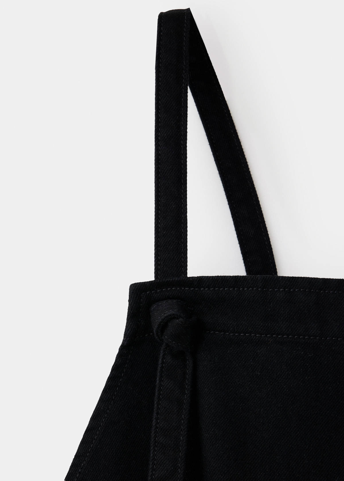 Maternity denim dungarees — Black denim