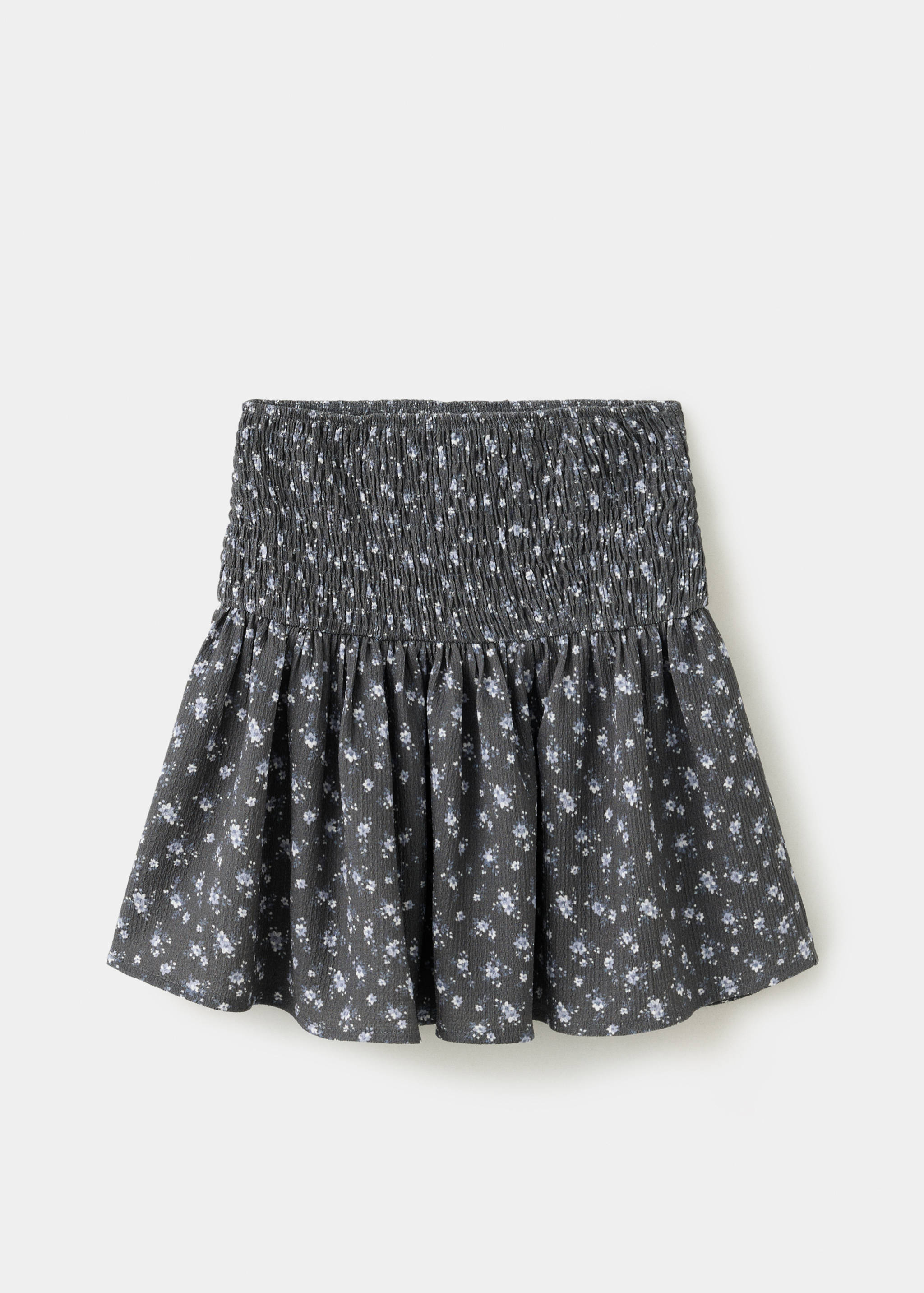 Falda floral fruncida - Artículo sin modelo