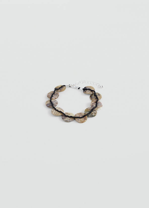 Seashell bracelet — Silver