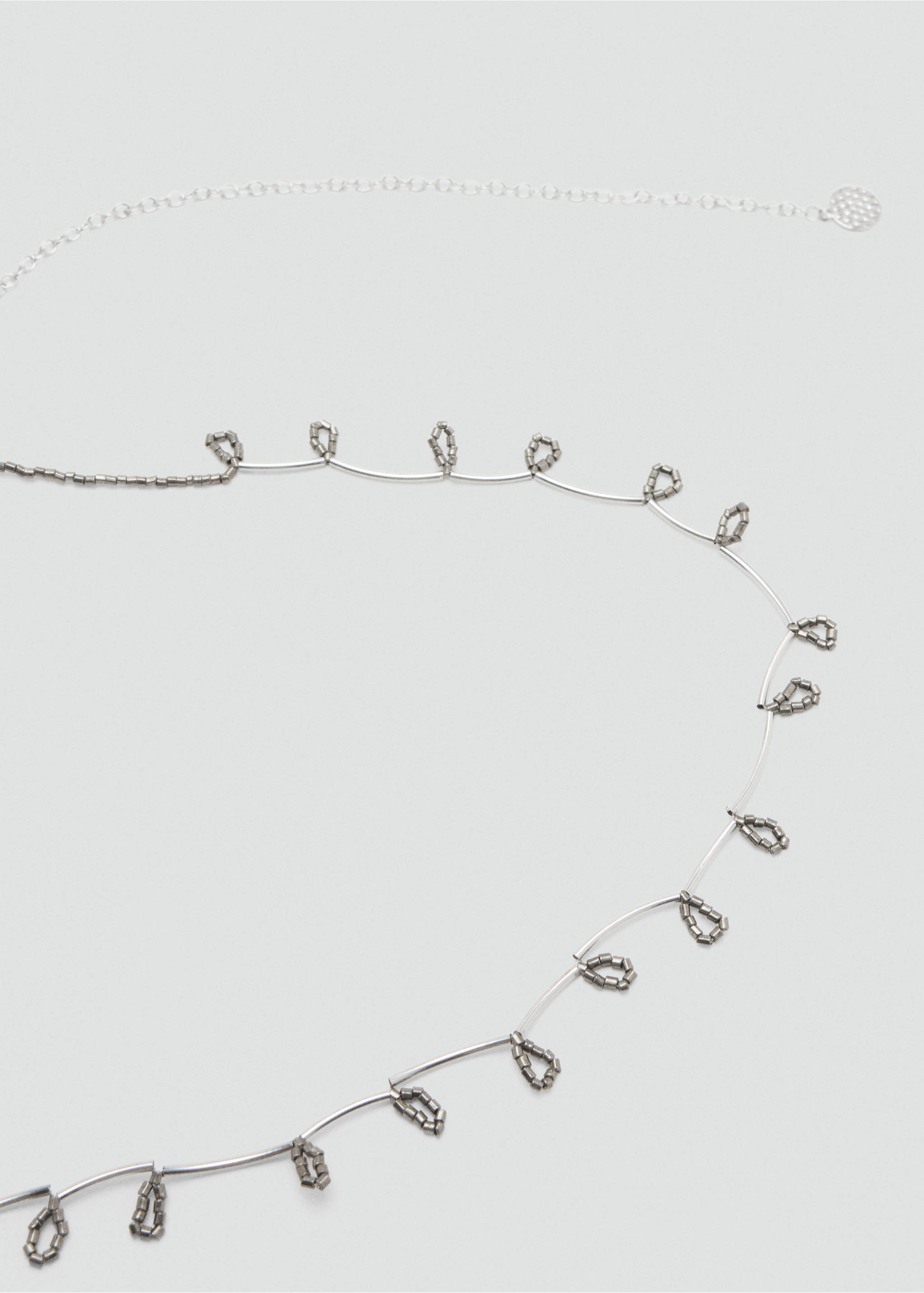Irregular chain belt - Medium plane, Silver. Ref: 37095177-00.