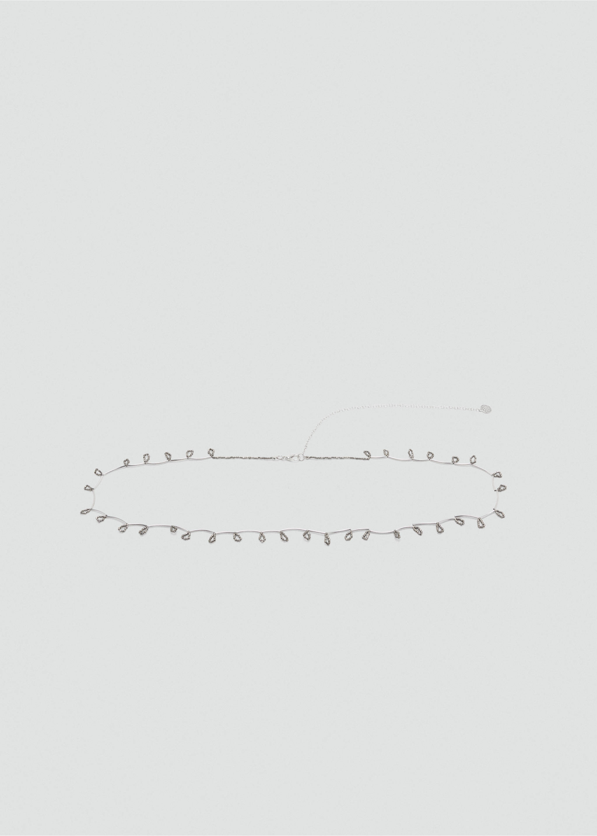 Irregular chain belt - Article without model, Silver. Ref: 37095177-00.