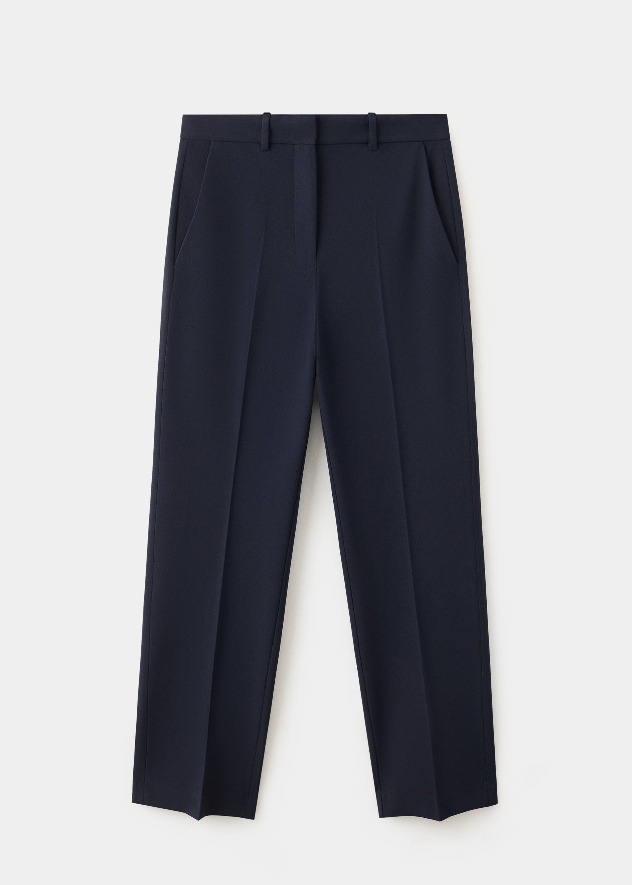 Straight mid-rise trousers - Article without model