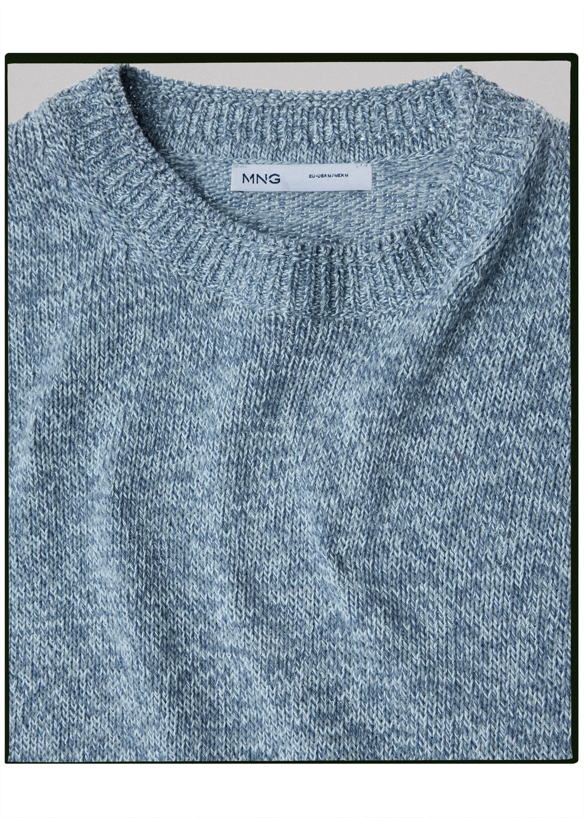 Jersey 100% algodón punto - Detalle del artículo 8, Azul celeste. Ref: 37095839-00.