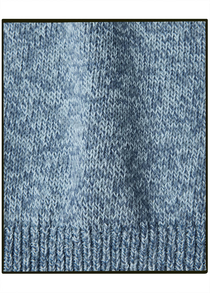Italian 100% cotton sweater — Sky Blue