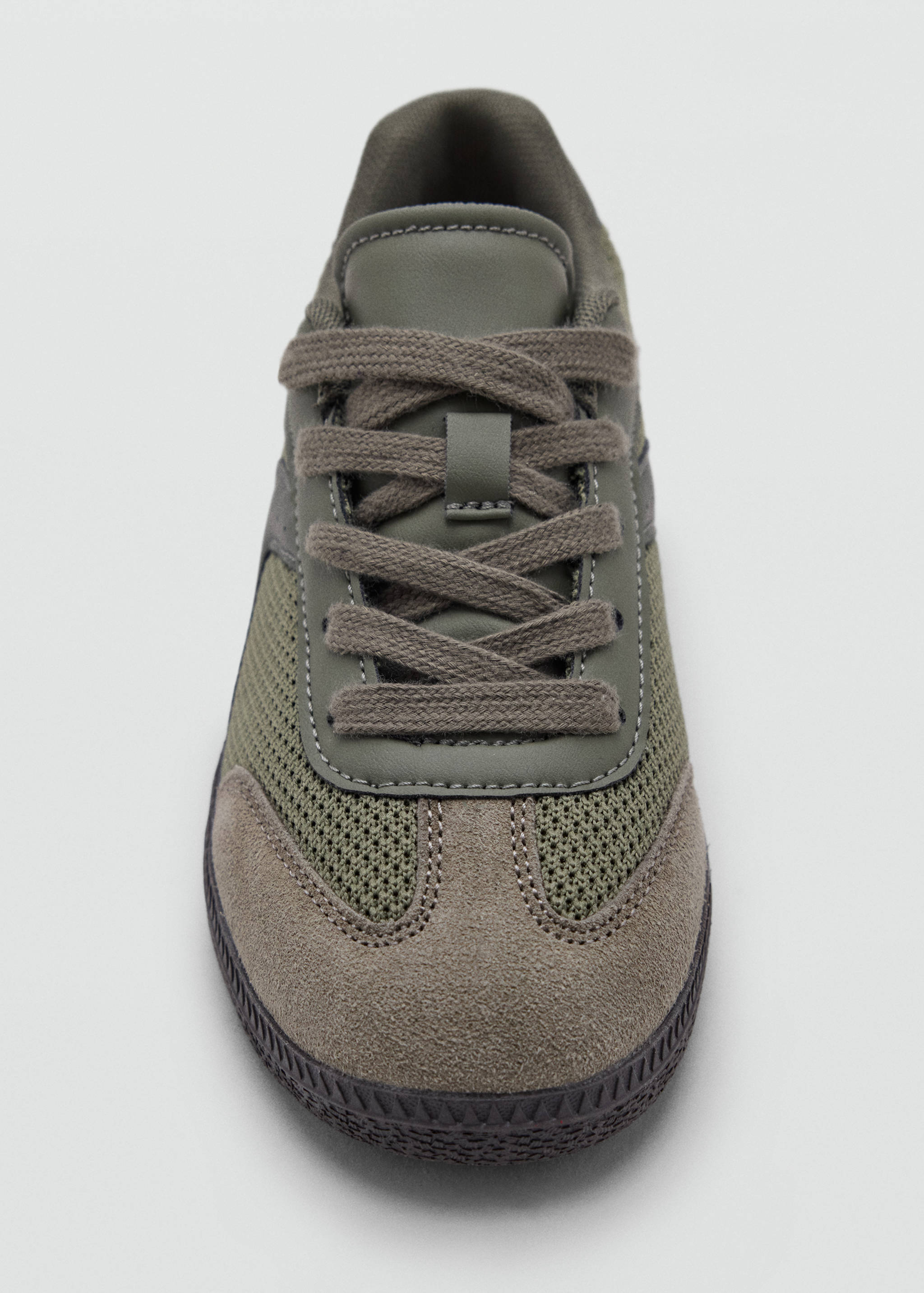 Baskets combinées détail en cuir - Détail de l'article 2