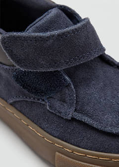 Bovine leather ankle boot — Navy 5