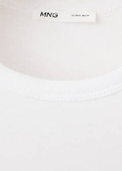 Fitted cotton t-shirt — White 6
