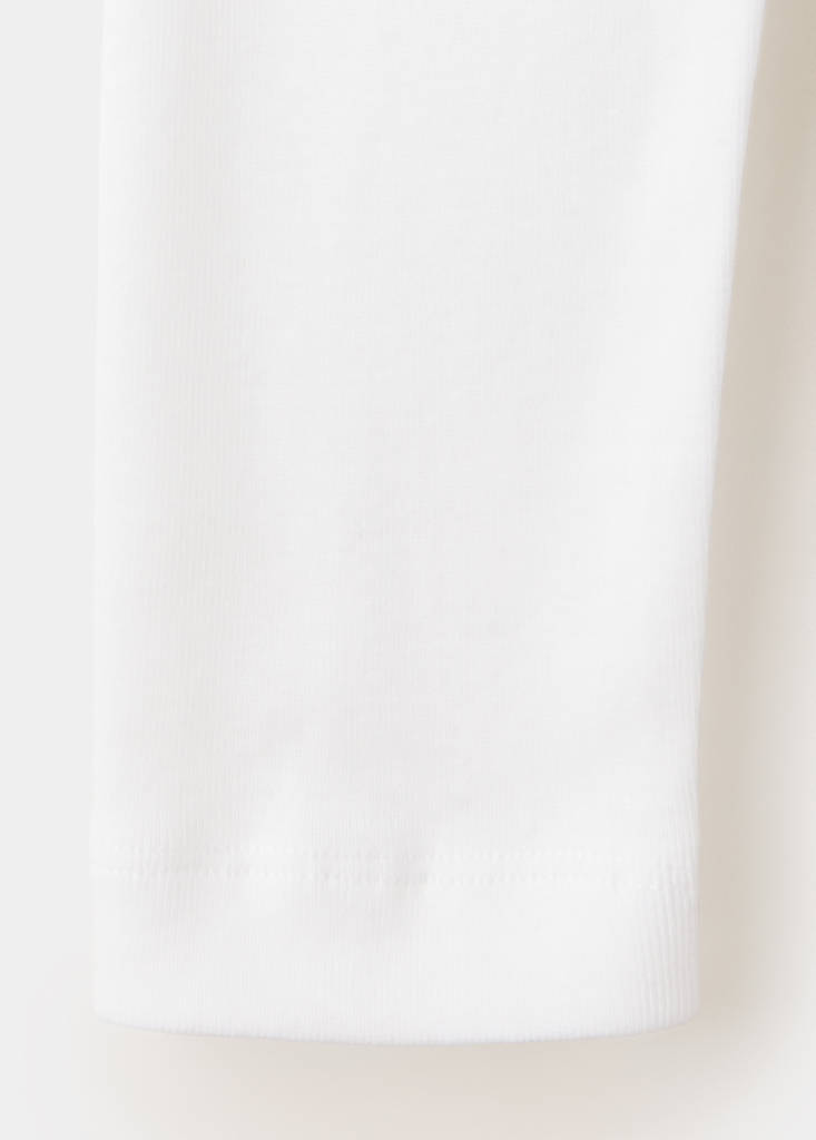 Fitted cotton t-shirt — White