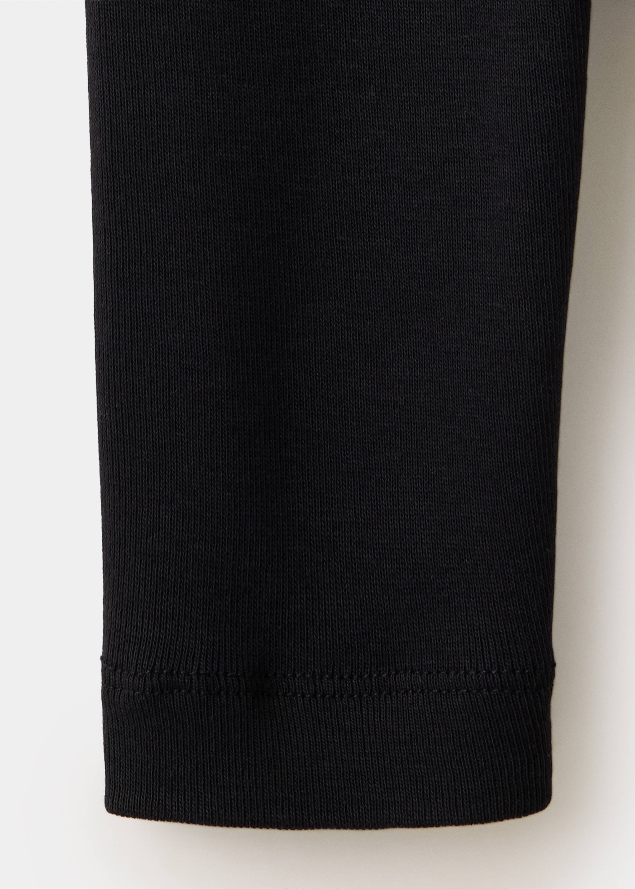 T-shirt coton ajusté - Détail de l'article 0, Noir. Ref: 37095843-00.