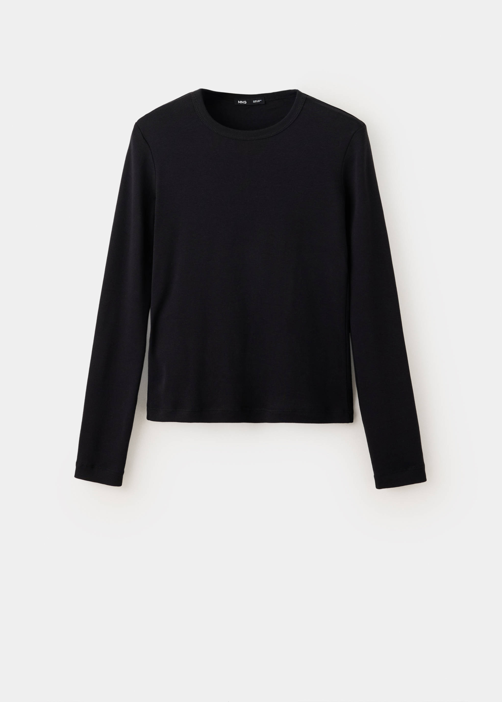 Fitted cotton t-shirt - Article without model