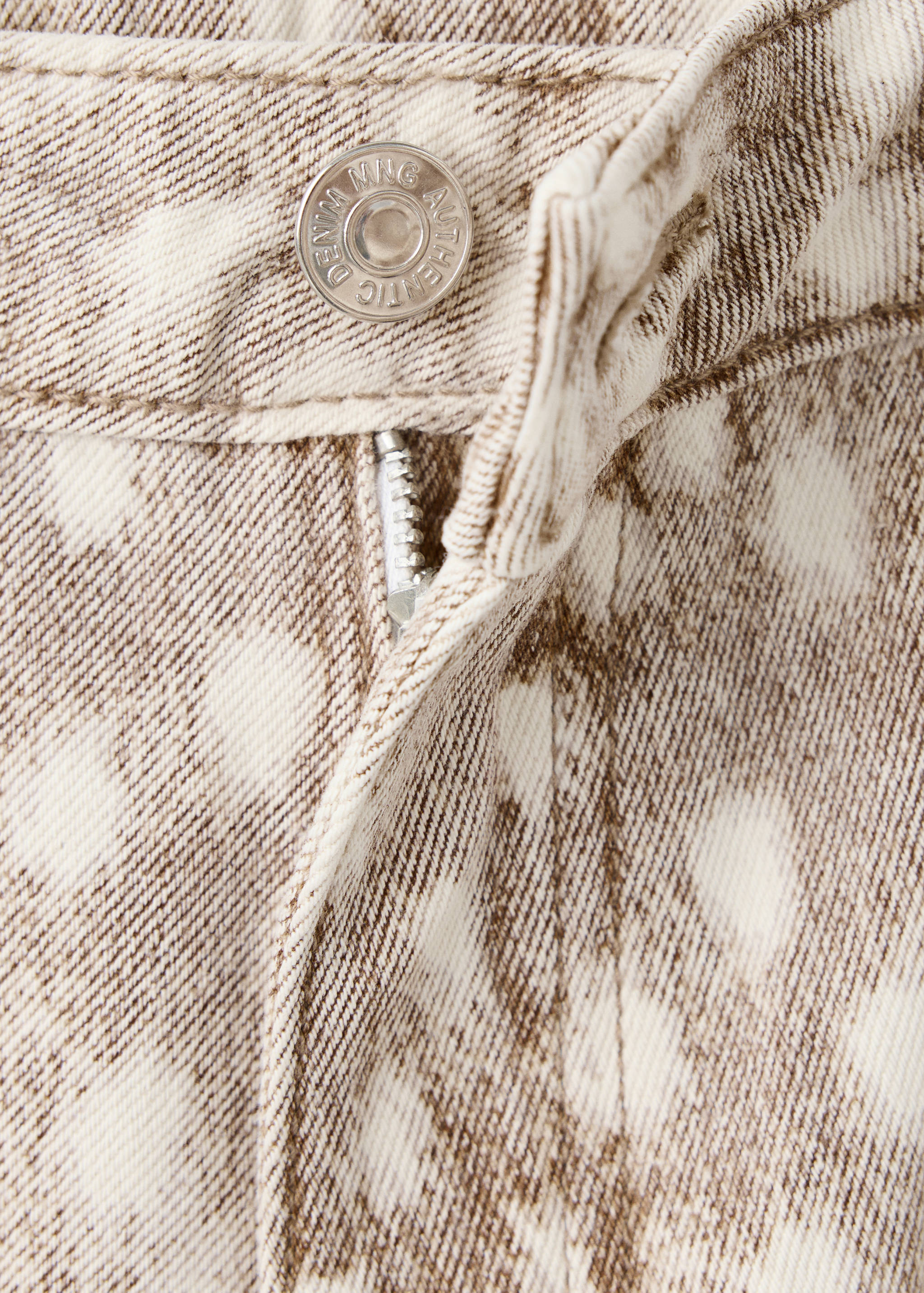 Jeans rectos estampado ciervo - Detalle del artículo 8
