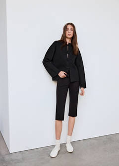 Straight jacket with frogging fastenings — Black 2
