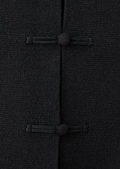 Straight jacket with frogging fastenings — Black 8