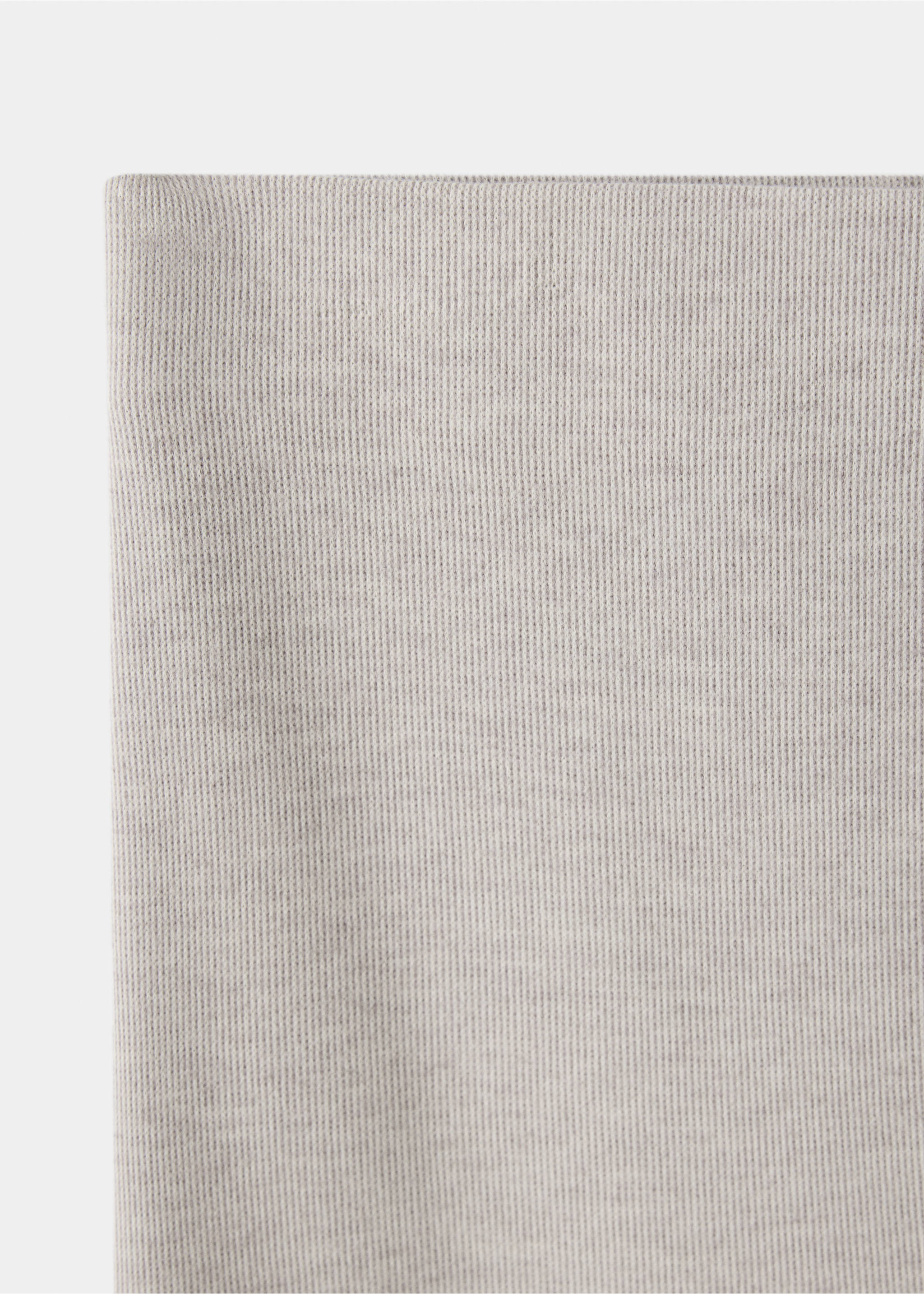 Ribbed straight-leg trousers - Details of the article 8, Sand. Ref: 37095848-00.