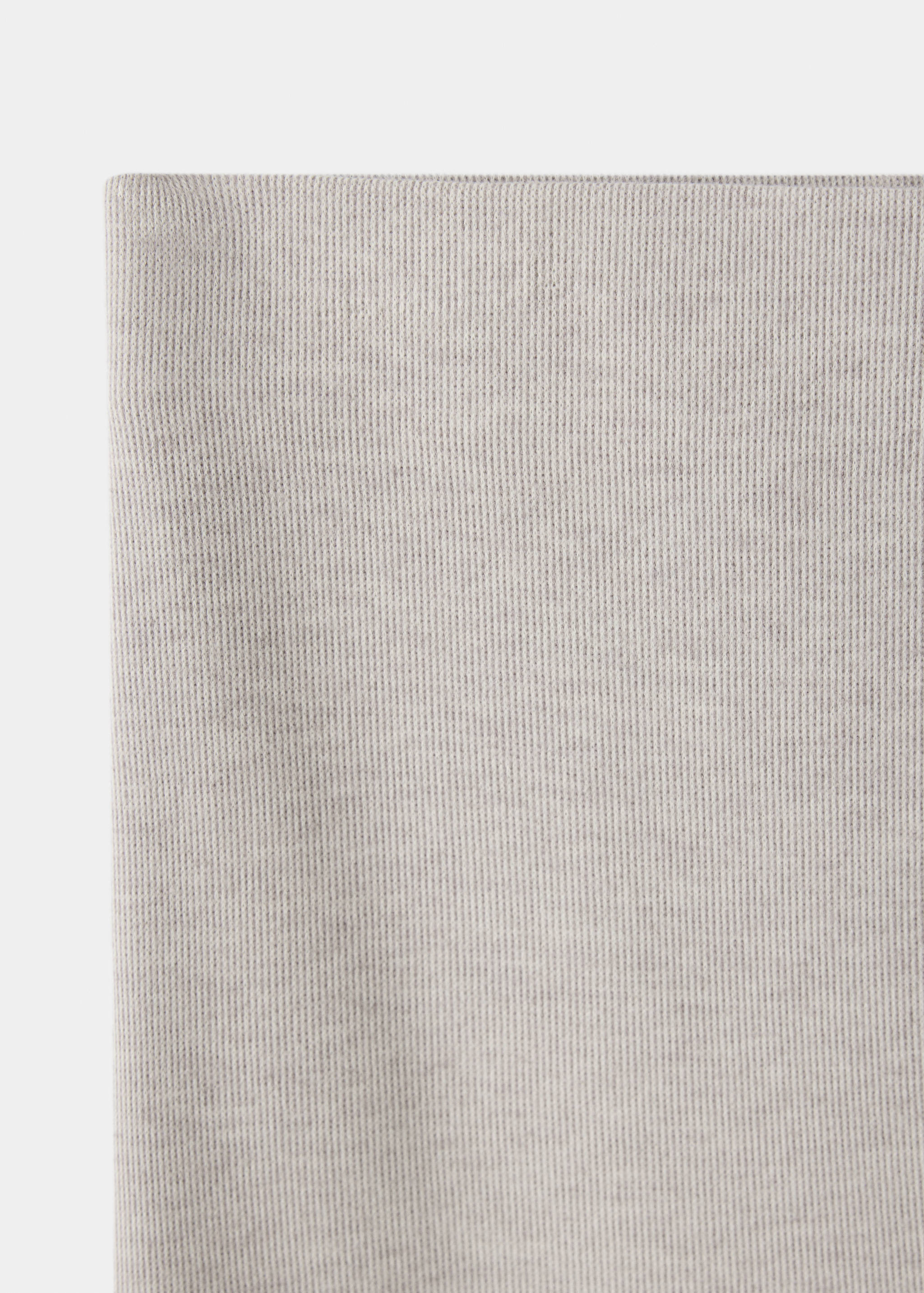 Ribbed straight-leg trousers - Details of the article 8