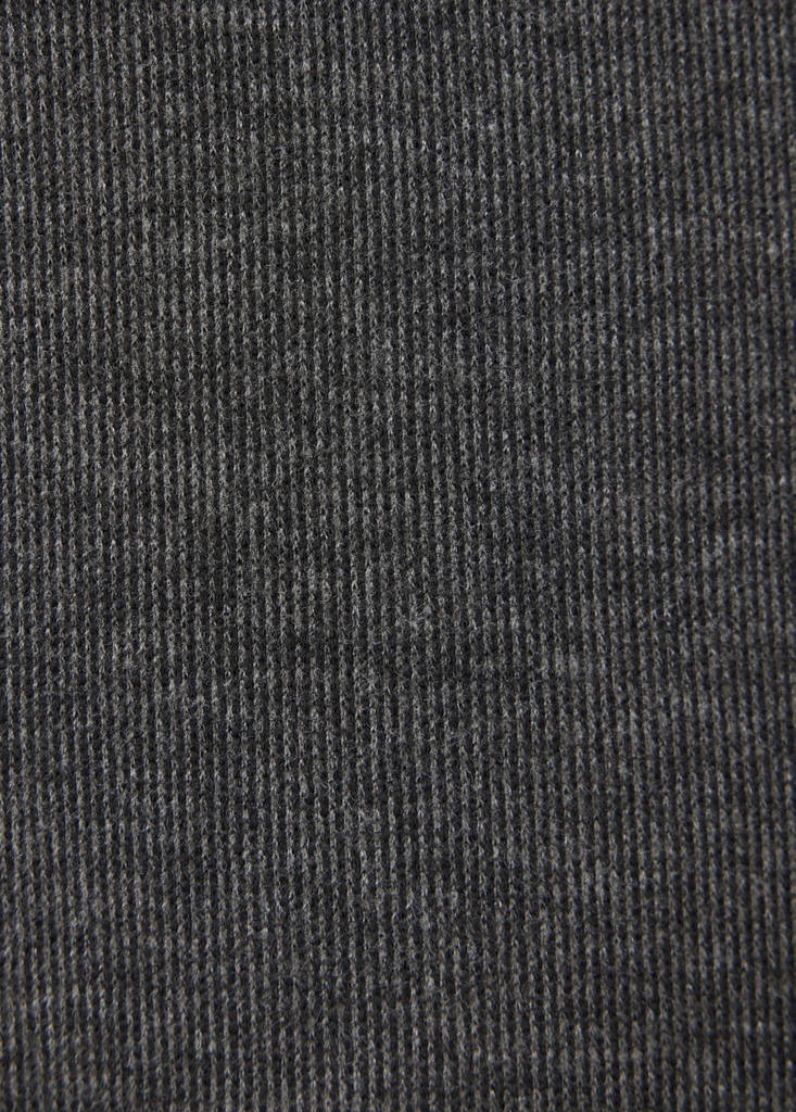 Ribbed straight-leg trousers — Dark Heather Grey