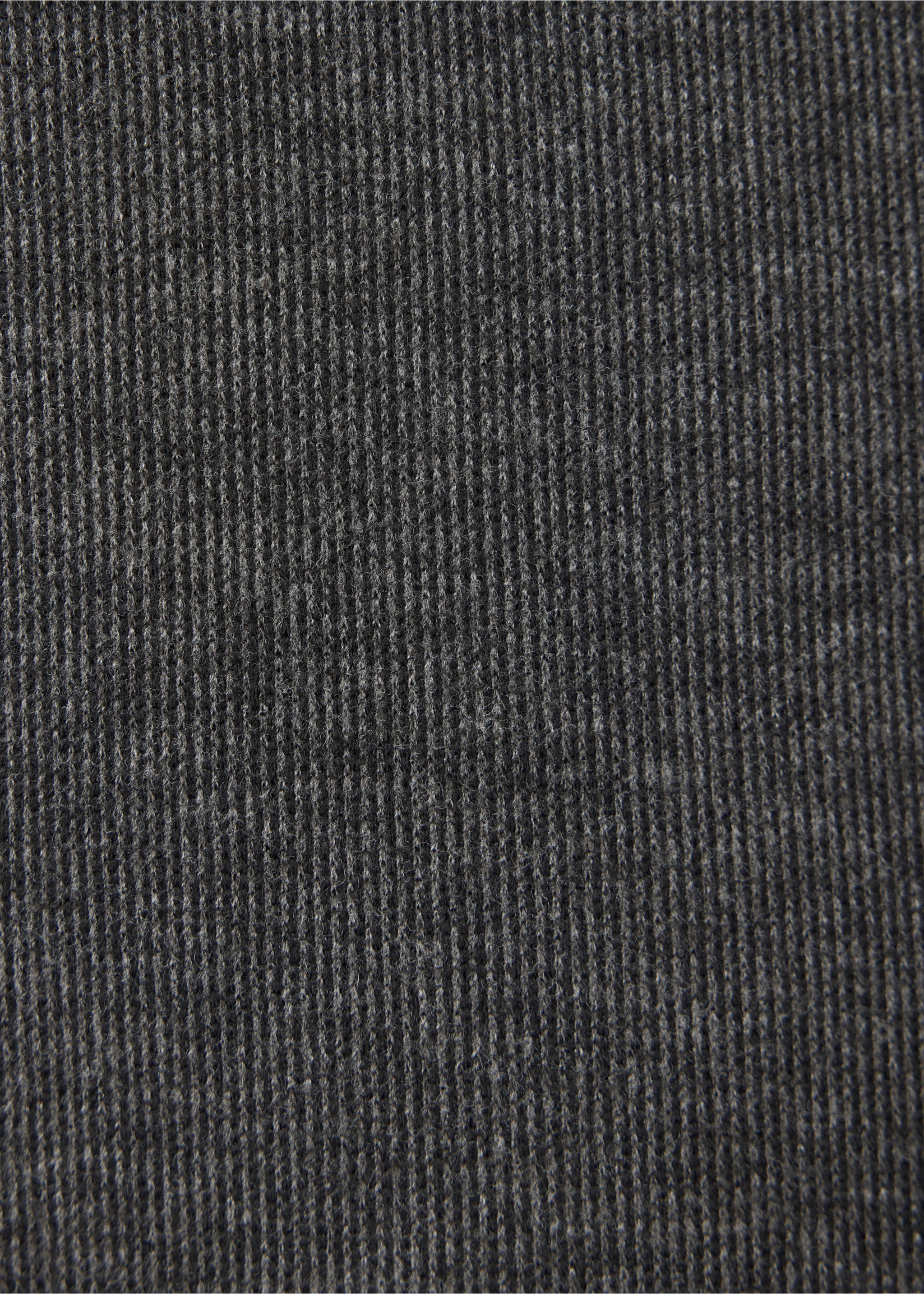Ribbed straight-leg trousers - Details of the article 0, Dark Heather Grey. Ref: 37095848-00.