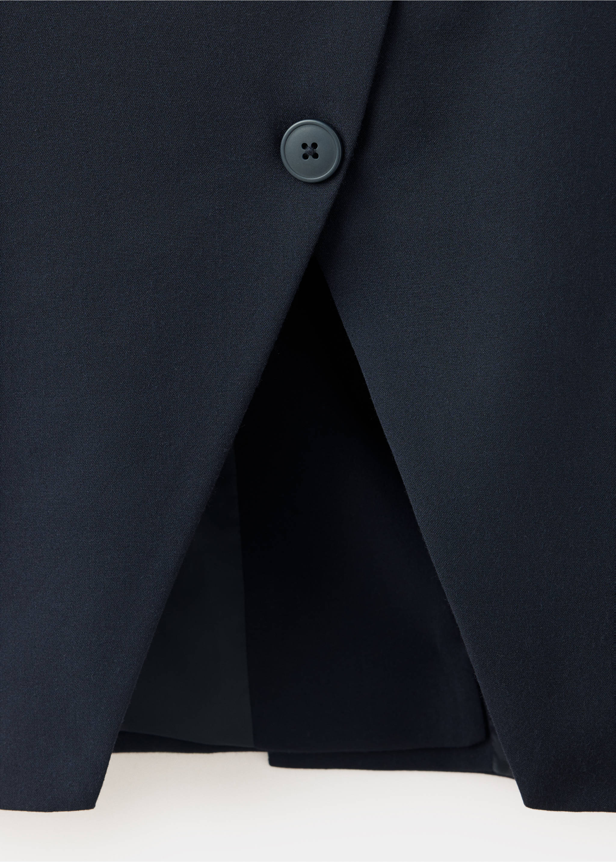 Blazer crêpe tasche - Dettaglio dell'articolo 0, Navy. Ref: 37095849-00.