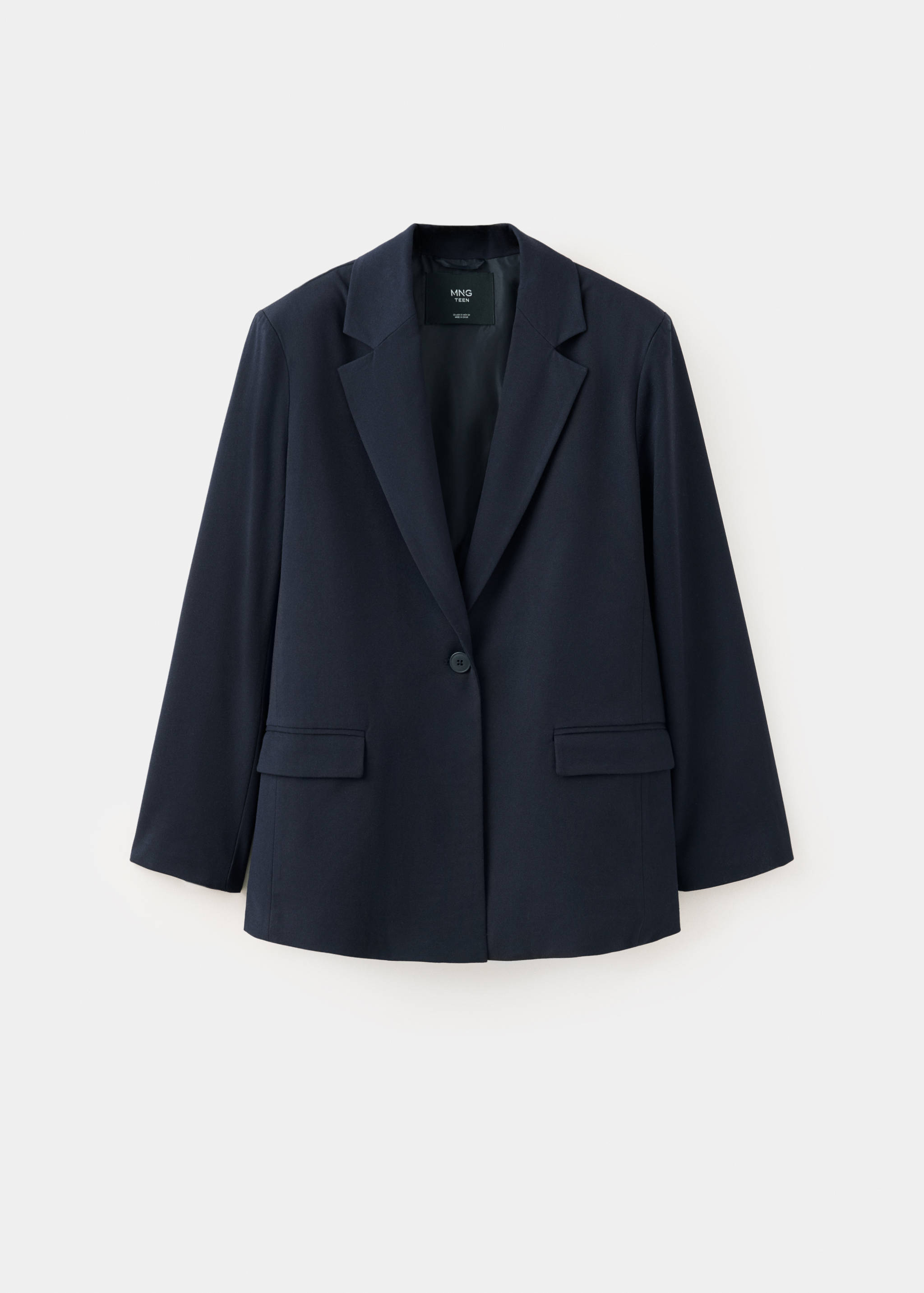 Crepe blazer with pockets - Article without model