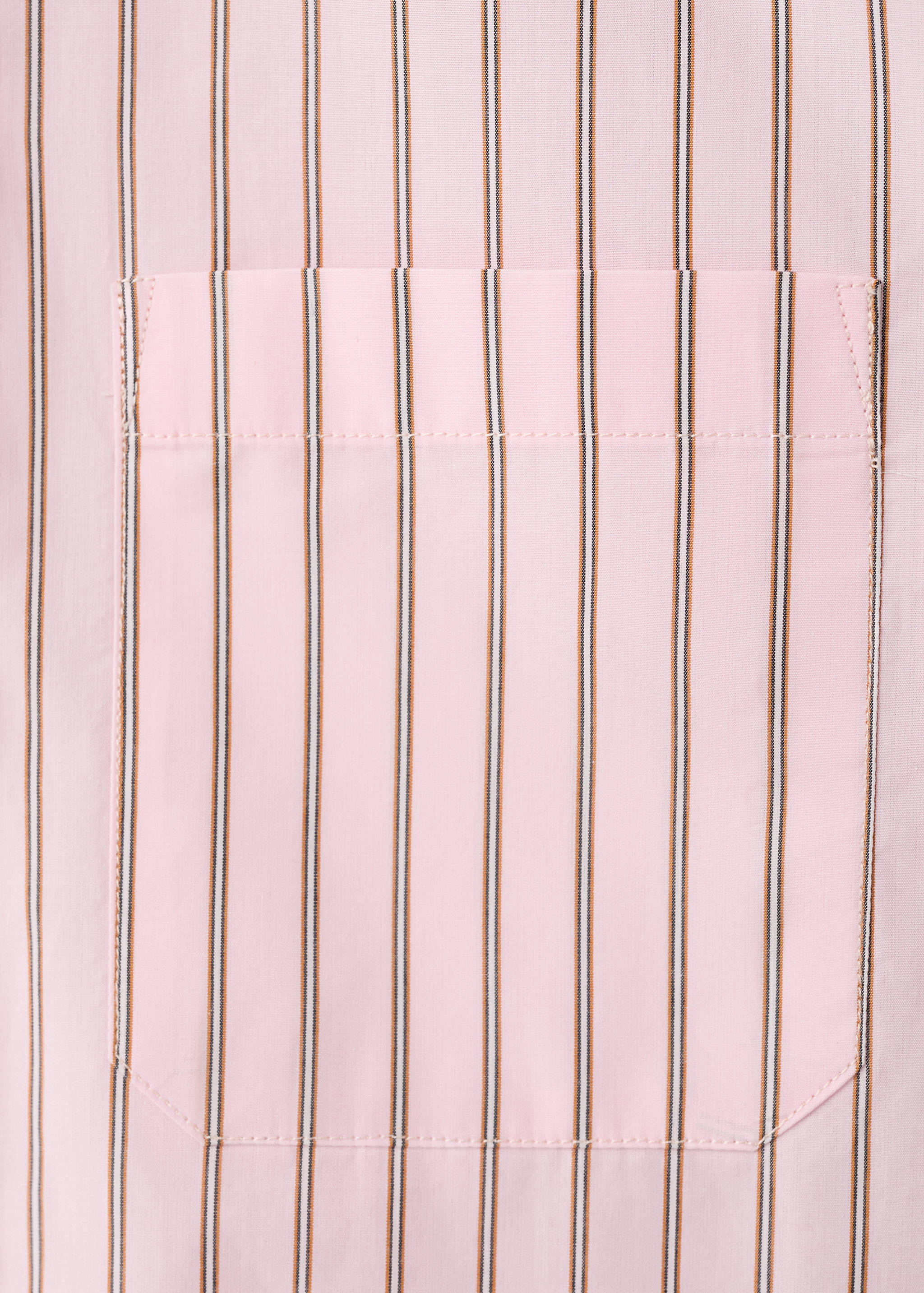 Gerades Hemd aus Baumwoll-Lyocell-Mischung - Detail des Artikels 0