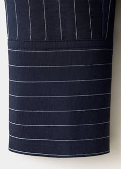 Modal pinstripe shirt — Navy 7