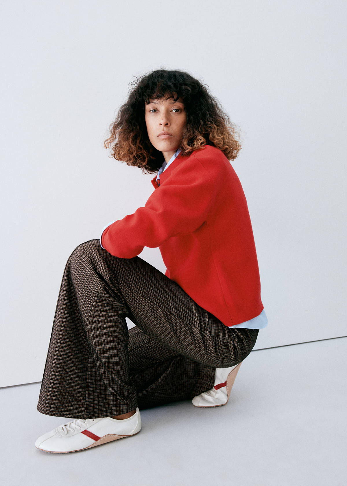 Straight seam leggings — Medium Brown