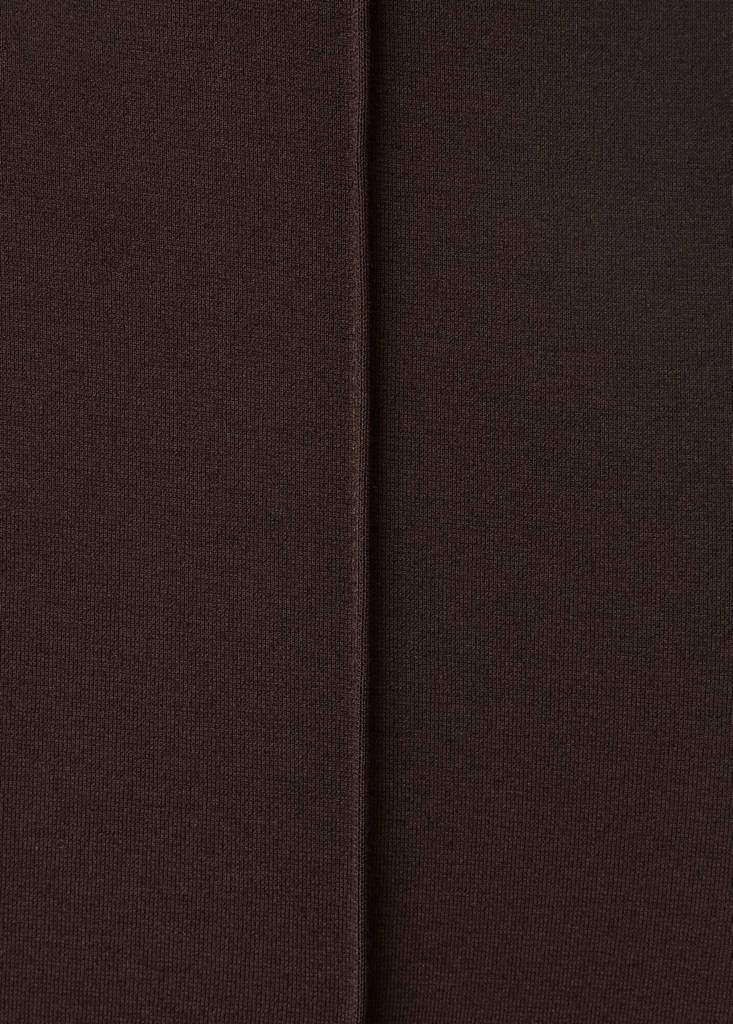 Straight seam leggings — Brown