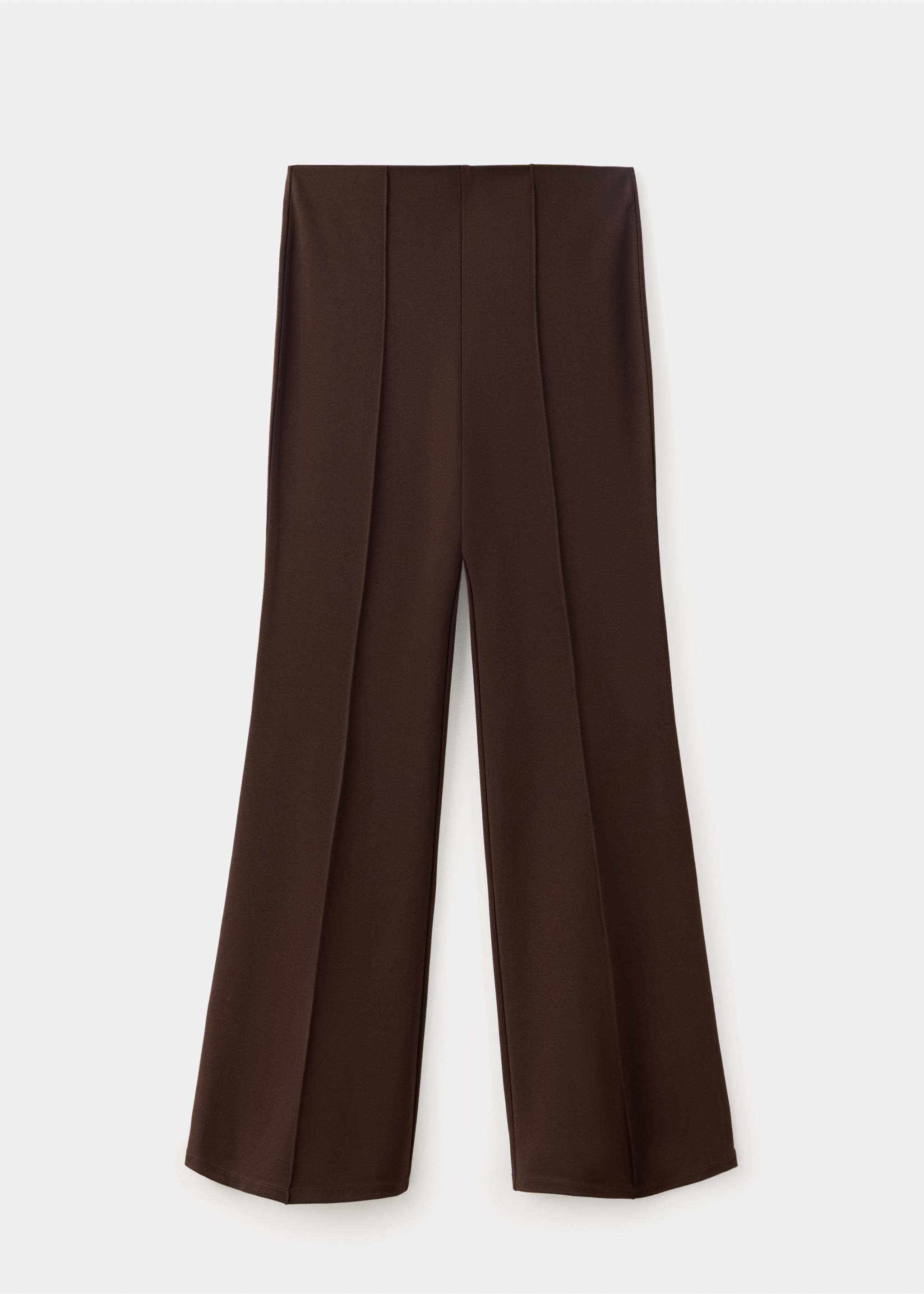Straight seam leggings - Article without model, Brown. Ref: 37095854-00.