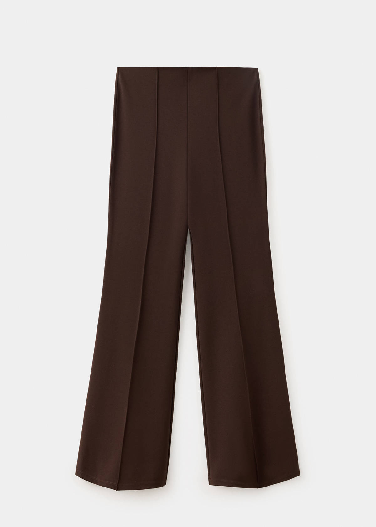 Straight seam leggings — Brown