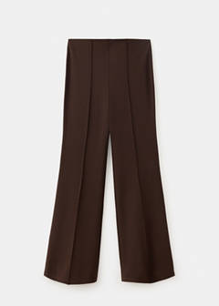 Straight seam leggings — Brown 5