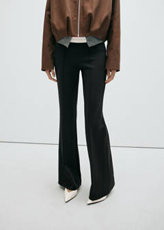 Straight seam leggings — Black 1