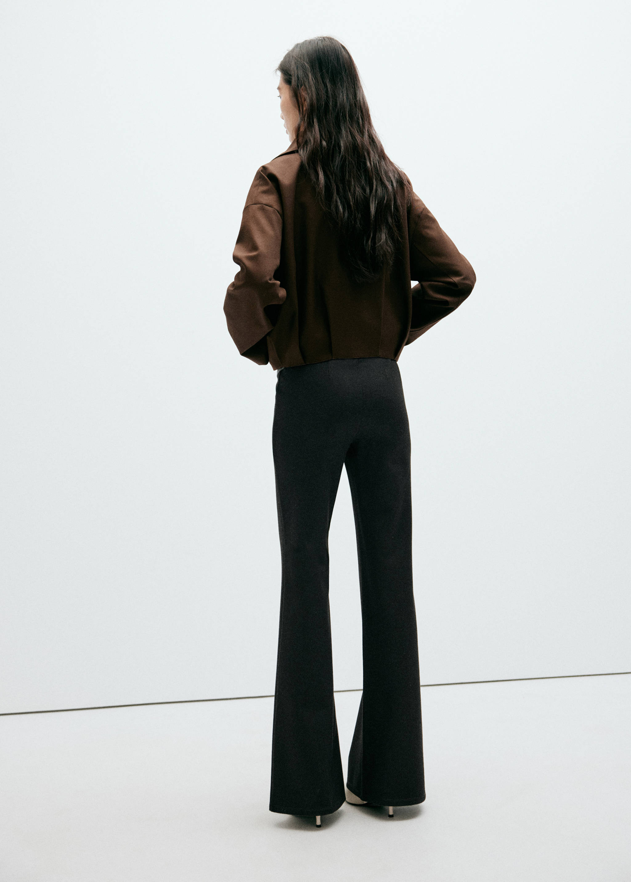 Straight seam leggings - Reverse of the article