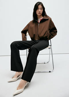 Straight seam leggings — Black 4