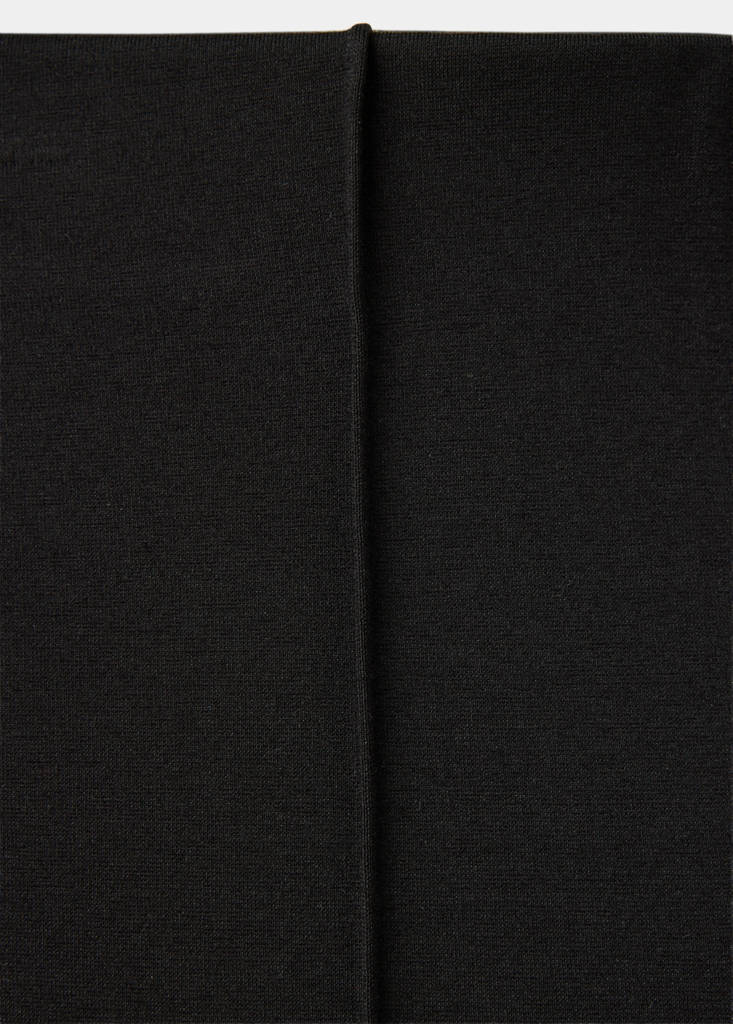 Straight seam leggings — Black